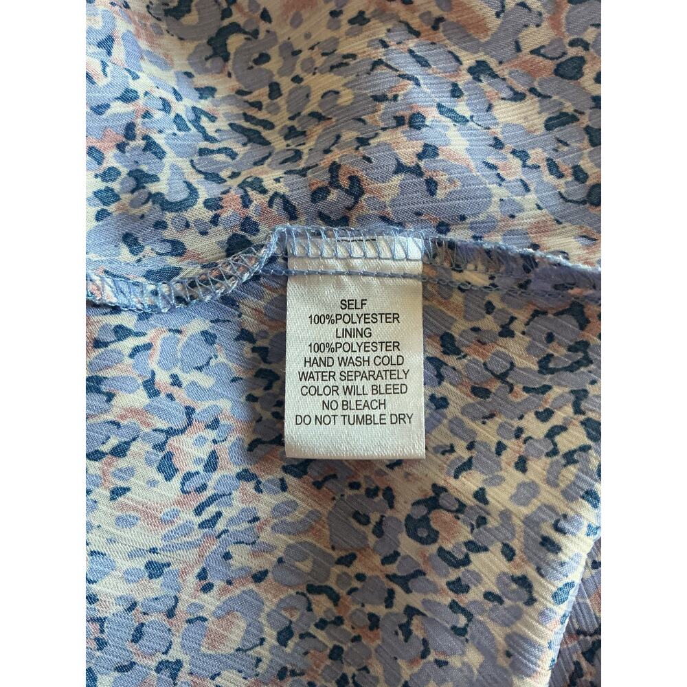 Pinch Womens Mini Dress Size S Blue Preppy Boho Cocktail Wedding Guest Spring - Picture 5 of 6